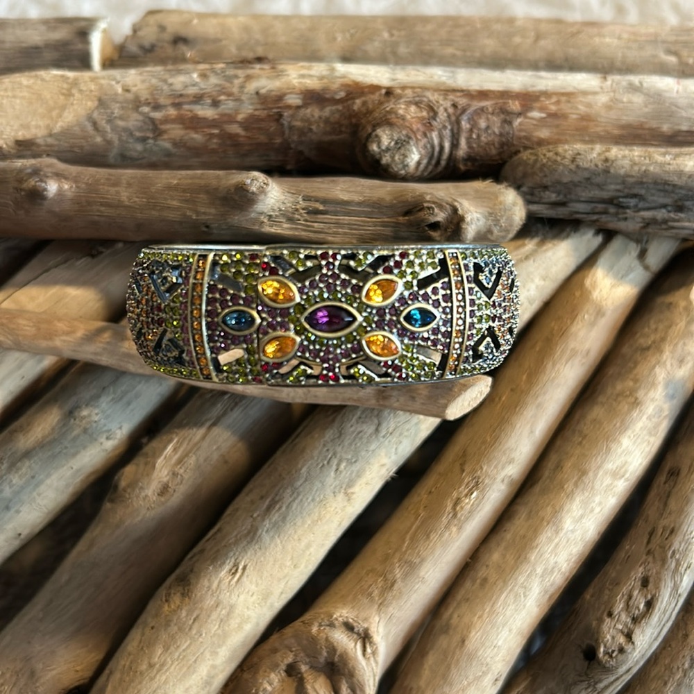 Vintage Heidi Daus Cuff with Hidden Watch